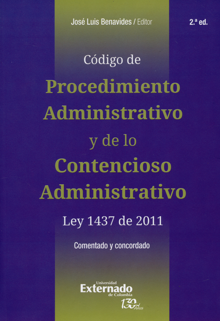 Portada de CODIGO DE PROCEDIMIENTO (2ª ED) ADMINISTRATIVO Y DE LO CONTENCIOSO ADMINISTRATIVO LEY 1437 DE 2011