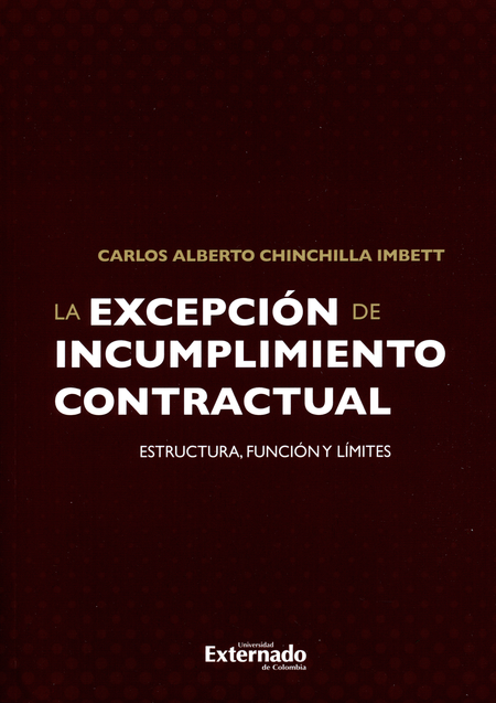 Portada de EXCEPCION DE INCUMPLIMIENTO CONTRACTUAL, LA