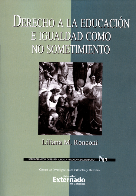 Portada de DERECHO A LA EDUCACION E IGUALDAD COMO NO SOMETIMIENTO