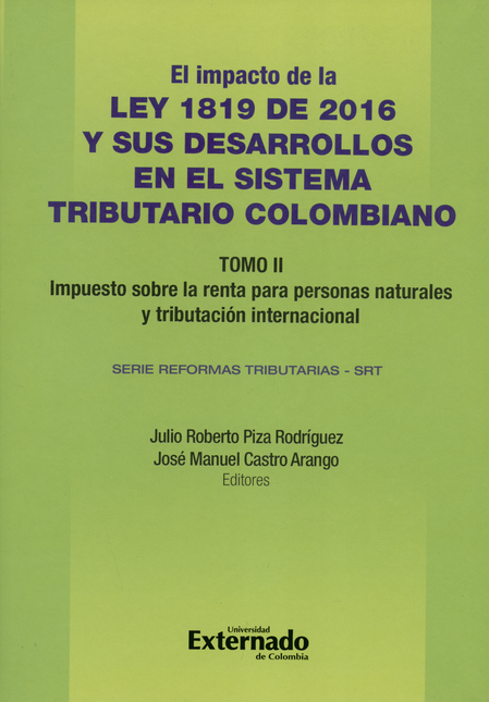 Portada de IMPUESTO SOBRE LA RENTA (II) PARA PERSONAS NATURALES Y TRIBUTACION INTERNACIONAL