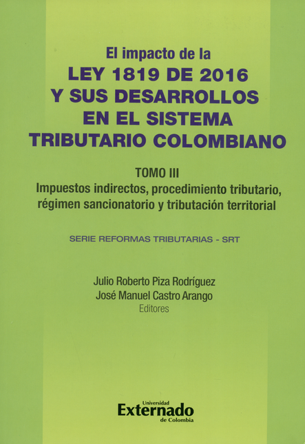 Portada de IMPUESTOS INDIRECTOS (III) PROCEDIMIENTO TRIBUTARIO REGIMEN SANCIONATORIO Y TRIBUTARIO TERRITORIAL
