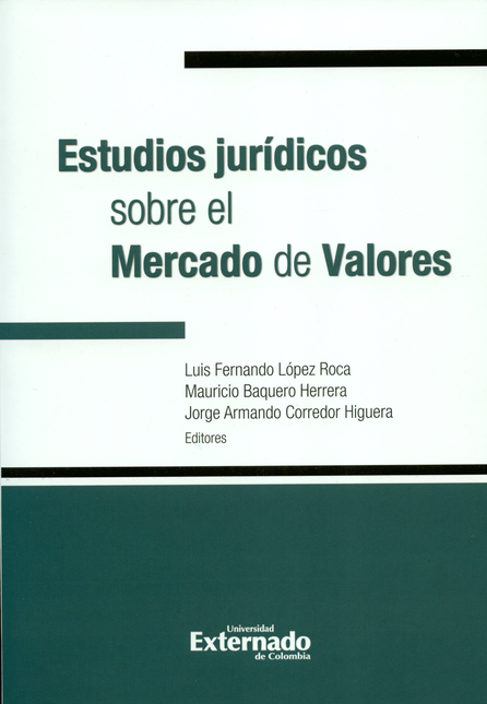 Portada de ESTUDIOS JURIDICOS SOBRE EL MERCADO DE VALORES
