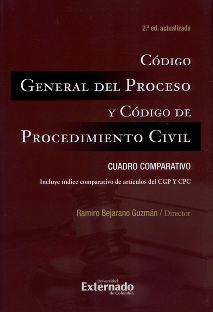 Portada de CODIGO GENERAL DEL PROCESO Y (2ª ED/ACTUALIZADA) CODIGO DE PROCEDIMIENTO CIVIL