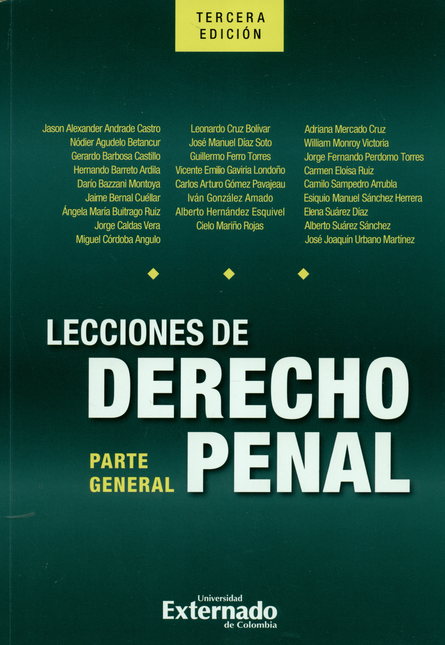 Portada de LECCIONES DE DERECHO PENAL (3ª ED) PARTE GENERAL