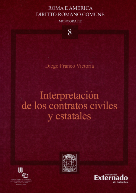 Portada de INTERPRETACION DE LOS CONTRATOS CIVILES Y ESTATALES