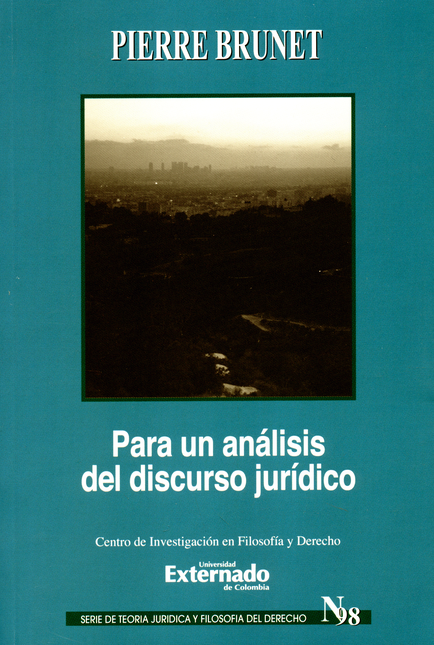 Portada de PARA UN ANALISIS DEL DISCURSO JURIDICO