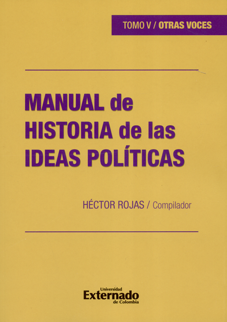 Portada de MANUAL DE HISTORIA (V) DE LAS IDEAS POLITICAS