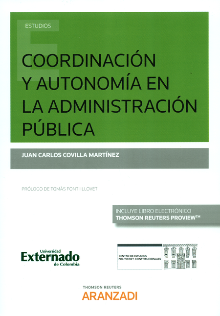 Portada de COORDINACION Y AUTONOMIA EN LA ADMINISTRACION PUBLICA