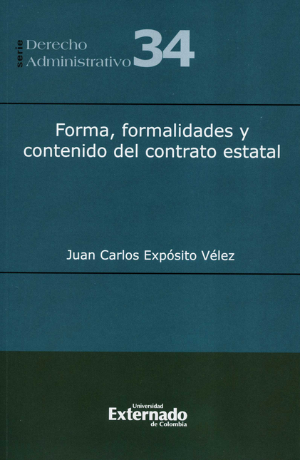 Portada de FORMA FORMALIDADES Y CONTENIDO DEL CONTRATO ESTATAL