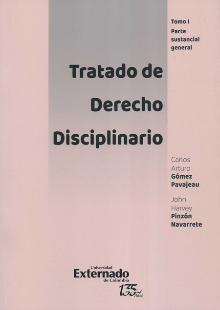 Portada de TRATADO DE DERECHO DISCIPLINARIO (I) PARTE SUSTANCIAL GENERAL