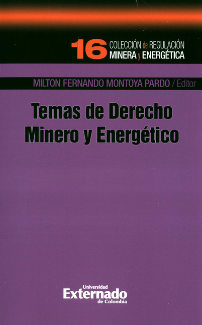 Portada de TEMAS DE DERECHO MINERO Y ENERGETICO