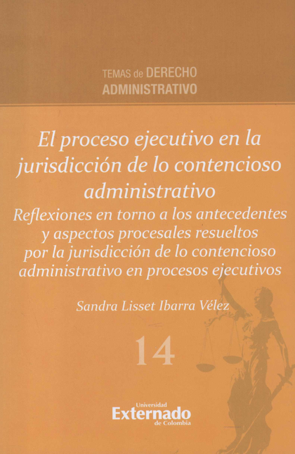 Portada de PROCESO EJECUTIVO EN LA JURISDICCION DE LO CONTENCIOSO ADMINISTRATIVO, EL