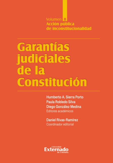 Portada de GARANTIAS JUDICIALES (II) DE LA CONSTITUCION ACCION PUBLICA DE INCONSTITUCIONALIDAD