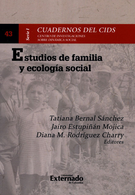 Portada de ESTUDIOS DE FAMILIA Y ECOLOGIA SOCIAL
