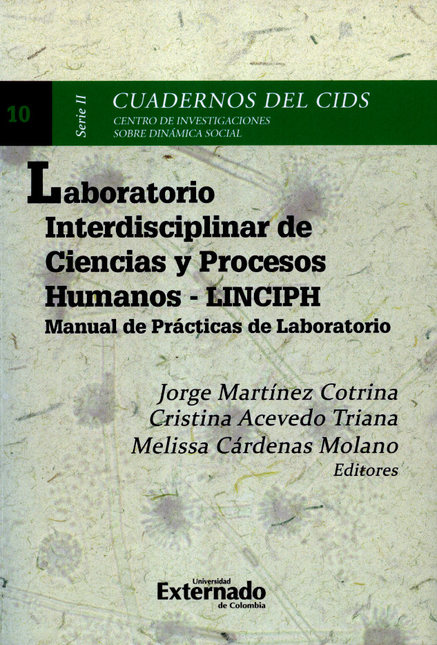 Portada de LABORATORIO INTERDISCIPLINAR DE CIENCIAS Y PROCESOS HUMANOS LINCIPH MANUAL DE PRACTICAS DE LABORATORIO