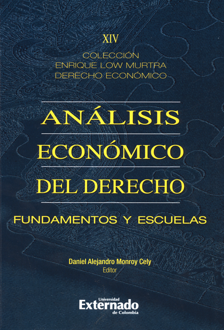 Portada de ANALISIS ECONOMICO DEL DERECHO FUNDAMENTOS Y ESCUELAS