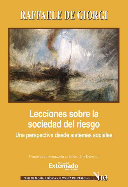 Portada de LECCIONES SOBRE LA SOCIEDAD DEL RIESGO UNA PERSPECTIVA DESDE SISTEMAS SOCIALES
