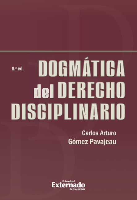 Portada de DOGMATICA DEL DERECHO (8ª ED) DISCIPLINARIO
