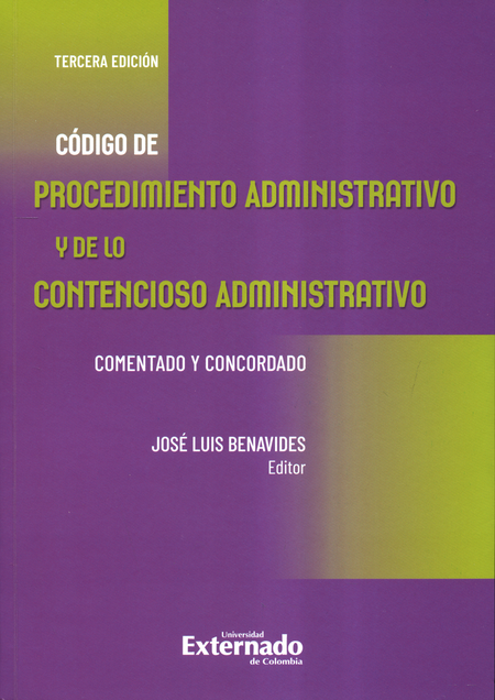 Portada de CODIGO DE PROCEDIMIENTO (3ª ED) ADMINISTRATIVO Y DE LO CONTENCIOSO ADMINISTRATIVO COMENTADO Y CONCORDADO