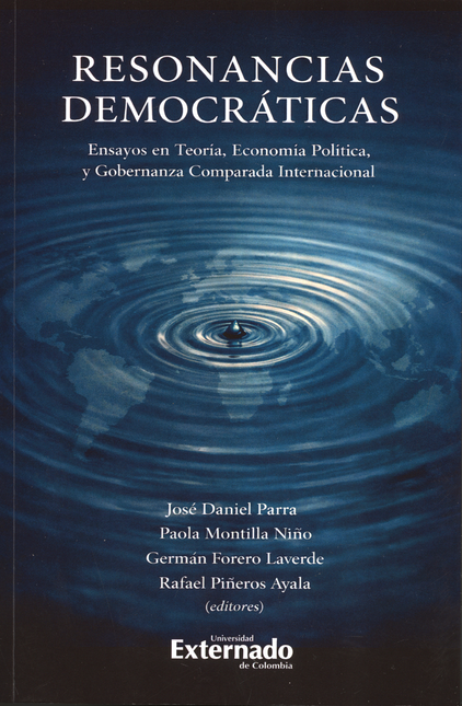 Portada de RESONANCIAS DEMOCRATICAS ENSAYOS EN TEORIA ECONOMIA POLITICA Y GOBERNANZA COMPARADA INTERNACIONAL