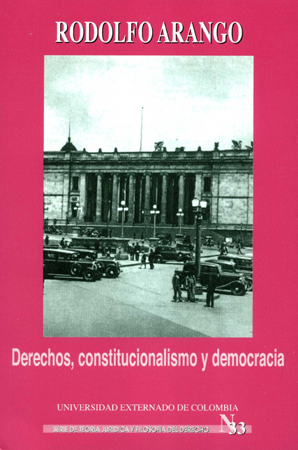 Portada de DERECHOS CONSTITUCIONALISMO Y DEMOCRACIA T.J. # 33
