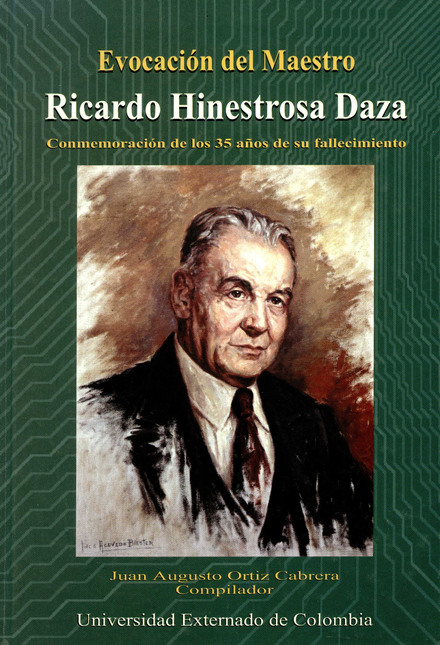 Portada de EVOCACION DEL MAESTRO RICARDO HINESTROSA DAZA