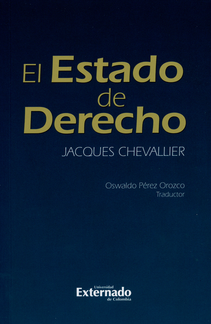 Portada de ESTADO DE DERECHO, EL (CHEVALLIER) de CHEVALLIER, Jacques