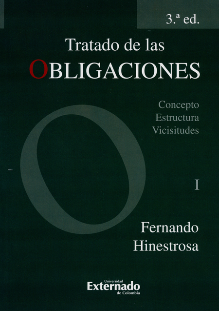 Portada de TRATADO DE LAS OBLIGACIONES I (3ª ED) (R) CONCEPTO ESTRUCTURA VICISITUDES