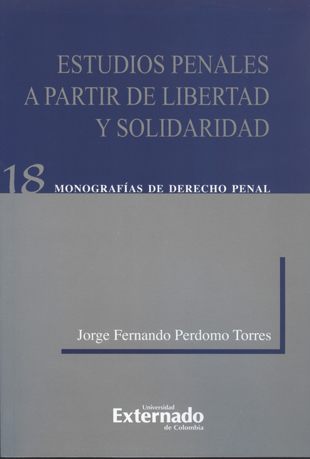 Portada de ESTUDIOS PENALES A PARTIR DE LIBERTAD Y SOLIDARIDAD