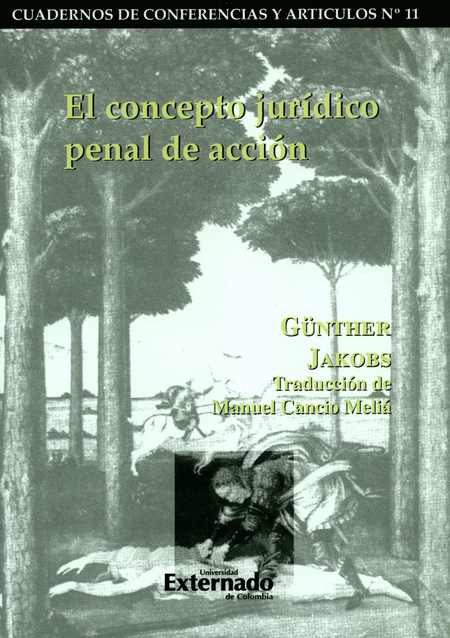 Portada de CONCEPTO JURIDICO PENAL DE ACCION. CUADERNOS # 11, EL