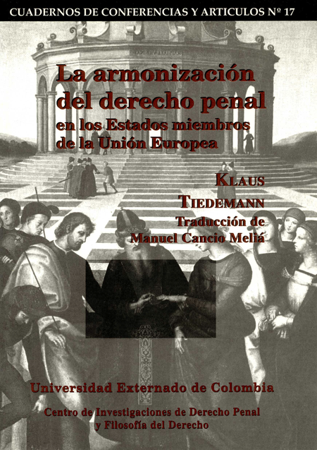 Portada de ARMONIZACION DEL DERECHO PENAL. CUADERNOS # 17, LA
