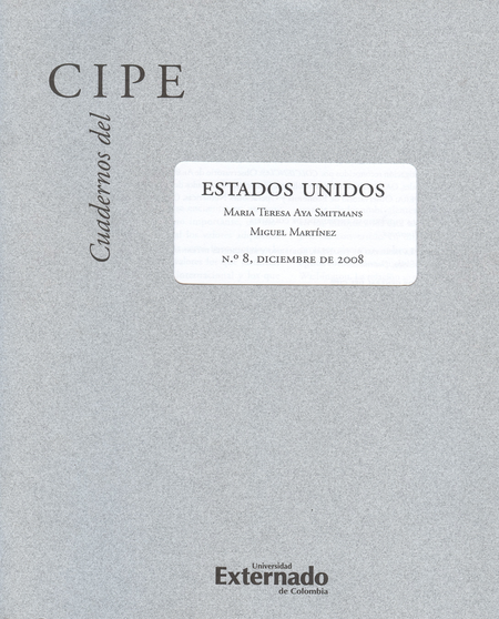 Portada de REV. CUADERNOS DEL CIPE # 08 ESTADOS UNIDOS