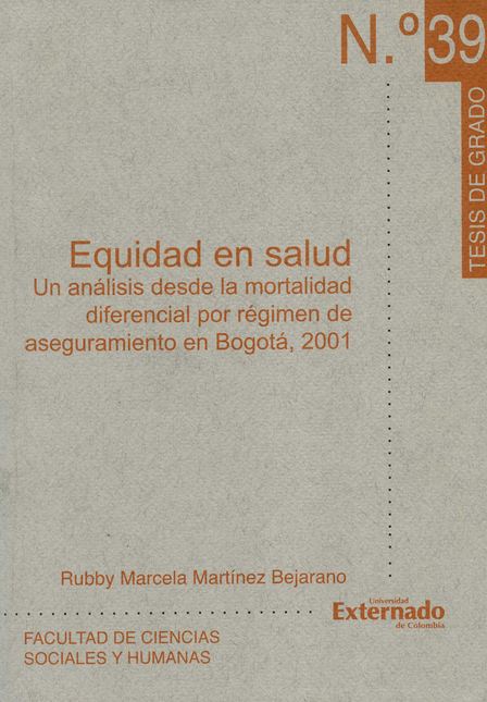 Portada de EQUIDAD EN SALUD (TG-39)