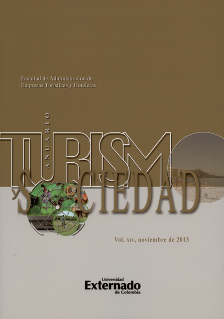 Portada de REV. TURISMO Y SOCIEDAD V.14 (XIV)