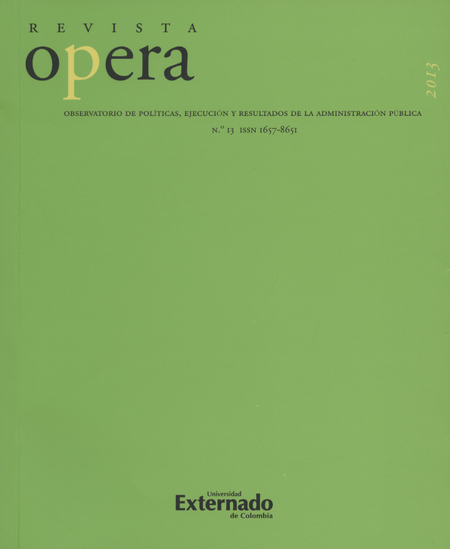 Portada de REV. OPERA # 13 de VARIOS, Autores