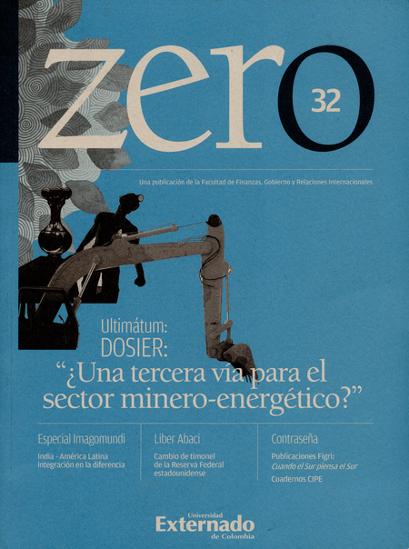Portada de REV. ZERO # 032 ULTIMATUM DOSSIER UNA TERCERA VIA PARA EL SECTOR MINERO ENERGETICO
