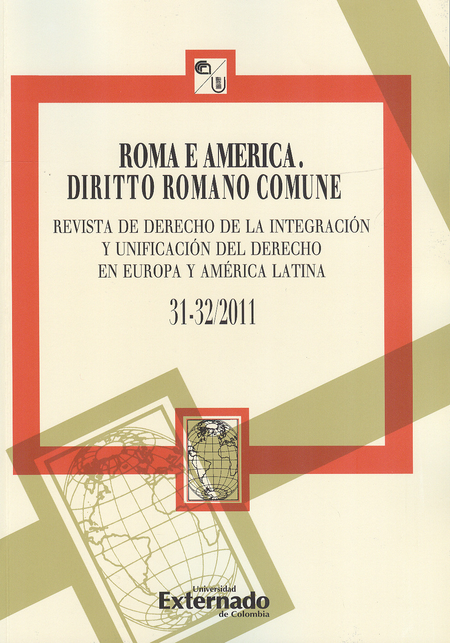 Portada de REV. ROMA E AMERICA # 031-32