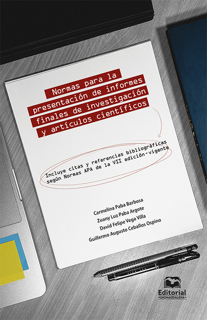 Portada de NORMAS PARA LA PRESENTACION DE INFORMES FINALES DE INVESTIGACION Y ARTICULOS CIENTIFICOS