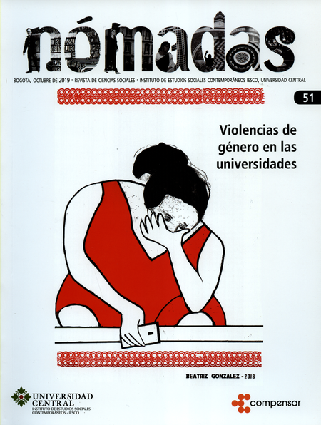 Portada de REV. NOMADAS # 051 VIOLENCIAS DE GENERO EN LAS UNIVERSIDADES