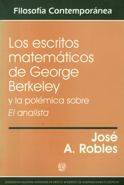 Portada de ESCRITOS MATEMATICOS DE GEORGE BERKELEY, LOS