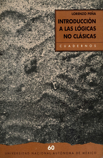 Portada de INTRODUCCION A LAS LOGICAS NO CLASICAS. CUADERNOS # 60