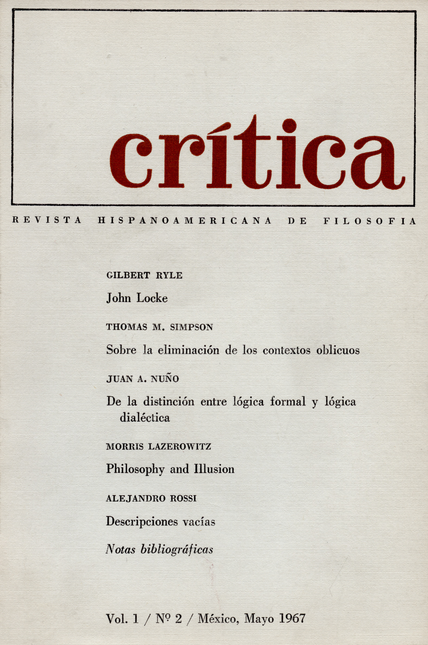 Portada de REV. CRITICA # 02 de VARIOS, Autores