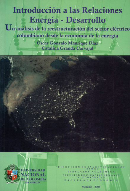 Portada de INTRODUCCION A LAS RELACIONES ENERGIA-DESARROLLO