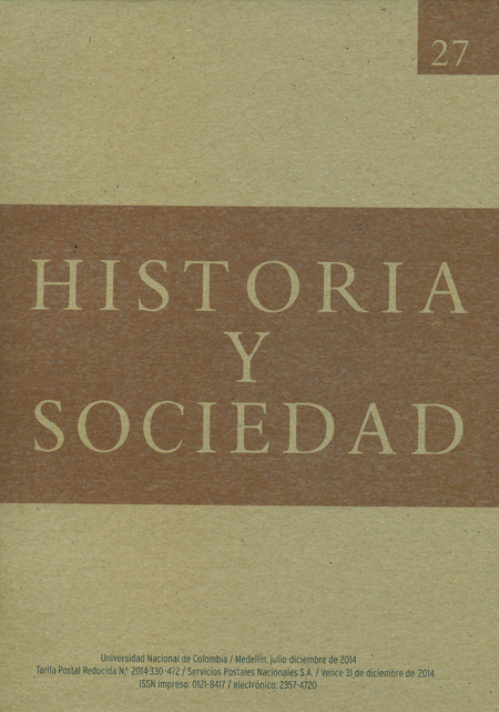 Portada de REV. HISTORIA Y SOCIEDAD # 027 de VARIOS, Autores