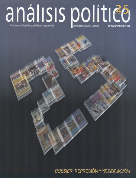 Portada de REV. ANALISIS POLITICO # 076