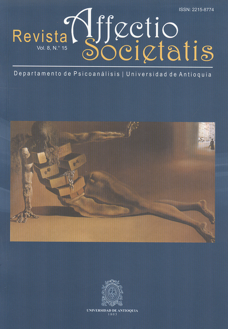 Portada de REV. AFFECTIO SOCIETATIS VOL.08-15