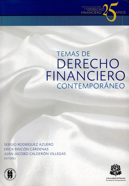 Portada de TEMAS DE DERECHO FINANCIERO CONTEMPORANEO