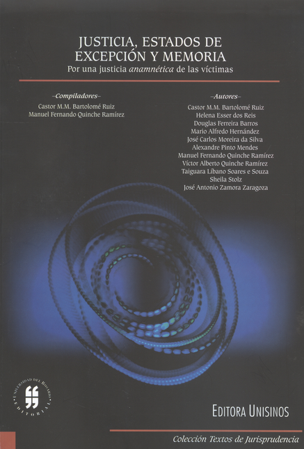 Portada de JUSTICIA ESTADOS DE EXCEPCION Y MEMORIA