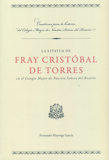 Portada de ESTATUA DE FRAY CRISTOBAL DE TORRES, LA