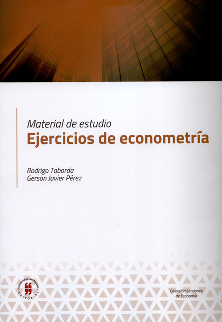 Portada de MATERIAL DE ESTUDIO EJERCICIOS DE ECONOMETRIA